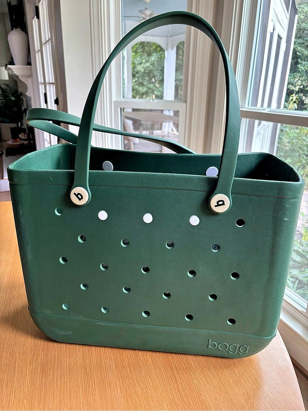 Bogg Bag Original Bogg Bag Tote in Green with two pouches